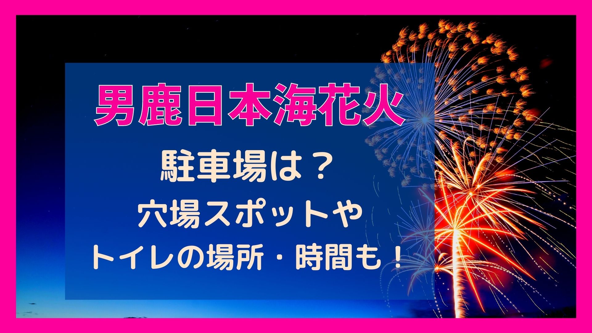 8/8限定出品！　秋田　男鹿日本海花火　入場券　2023 4枚セット
